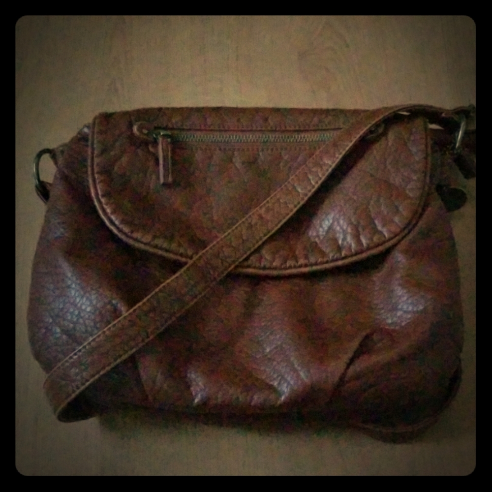 Brown crossbody purse